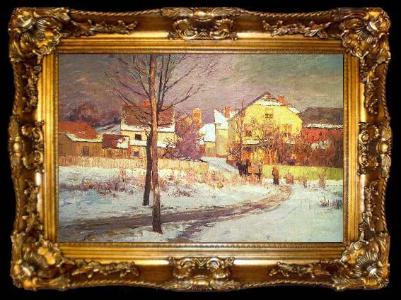 framed  Theodore Clement Steele Tinker Place 1891, ta009-2